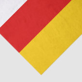 Flagge Südossetiens Seidenpapier (Ausschnitt)