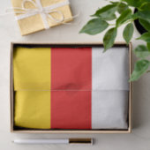 Flagge Südossetiens Seidenpapier (Geschenk)