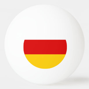 Flagge Südossetiens Tischtennisball