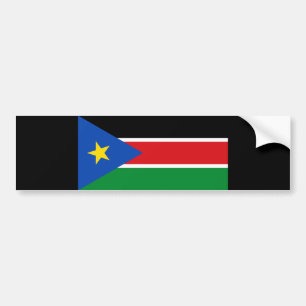 Flagge Südsudans (Afrika) Autoaufkleber