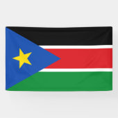 Flagge Südsudans (Afrika) Banner (Horizontal)