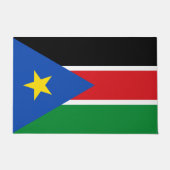 Flagge Südsudans (Afrika) Fußmatte (Vorderseite)