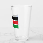 Flagge Südsudans (Afrika) Glas (Links)