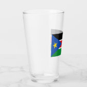 Flagge Südsudans (Afrika) Glas (Rechts)
