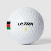 Flagge Südsudans (Afrika) Golfball (Logo)