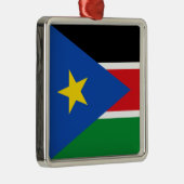 Flagge Südsudans (Afrika) Ornament Aus Metall (Rechts)