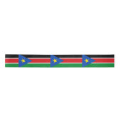 Flagge Südsudans (Afrika) Satinband (Vorderseite)