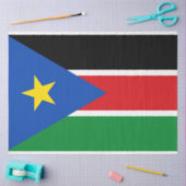 Flagge Südsudans (Afrika) Seidenpapier (Basteln)