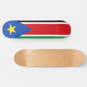Flagge Südsudans (Afrika) Skateboard (Horizontal)