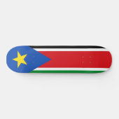 Flagge Südsudans (Afrika) Skateboard (Horizontal)