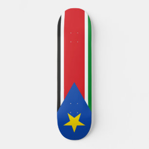 Flagge Südsudans (Afrika) Skateboard