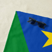 Flagge Südsudans (Afrika) Strandtuch (Beispiel)