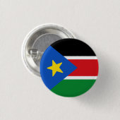 Flagge Südsudans Button (Vorne & Hinten)
