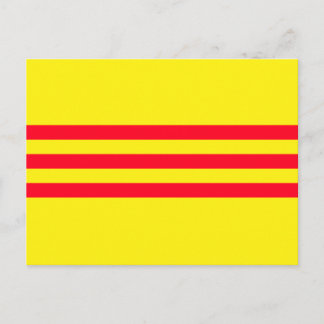 Flagge Südvietnams Postkarte