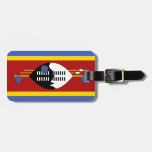 Flagge Swasiland Easy ID Personal Gepäckanhänger