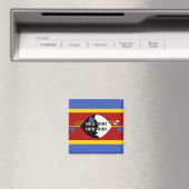 Flagge Swasilands Magnet (In Situ (Geschirrspüler))