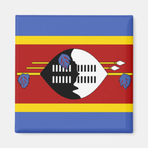 Flagge Swasilands Magnet