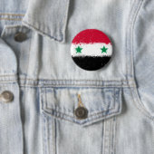 Flagge Syriens Button (Beispiel)
