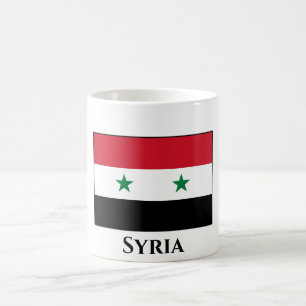 Flagge Syriens Kaffeetasse