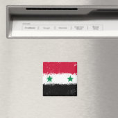 Flagge Syriens Magnet (In Situ (Geschirrspüler))