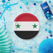 Flagge Syriens Pappteller (Party)