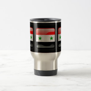 Flagge Syriens Reisebecher