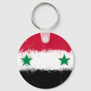 Flagge Syriens Schlüsselanhänger