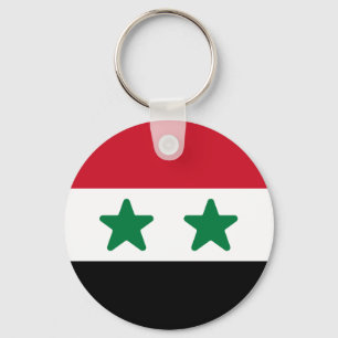 Flagge Syriens Schlüsselanhänger