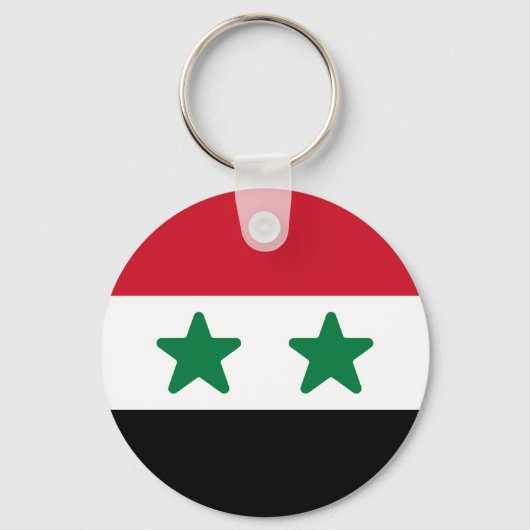 Flagge Syriens Schlüsselanhänger (Vorderseite)