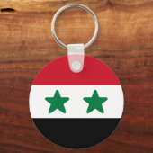 Flagge Syriens Schlüsselanhänger (Rückseite)