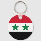 Flagge Syriens Schlüsselanhänger (Rückseite)