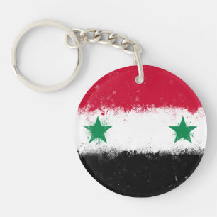 Flagge Syriens Schlüsselanhänger