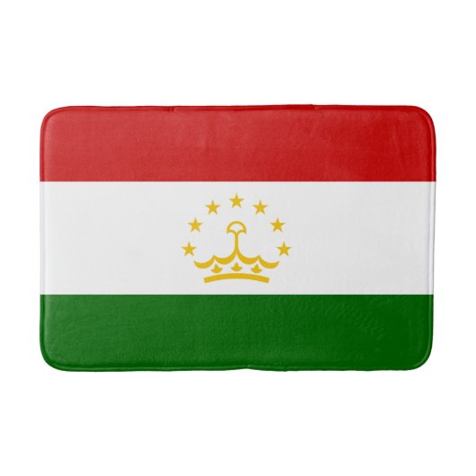 Flagge Tadschikistans Badematte (Vorderseite)