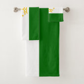 Flagge Tadschikistans Badhandtuch Set (Insitu)