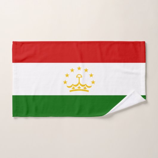 Flagge Tadschikistans Badhandtuch Set (Handtuch)