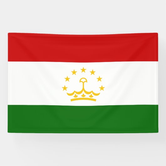 Flagge Tadschikistans Banner (Horizontal)