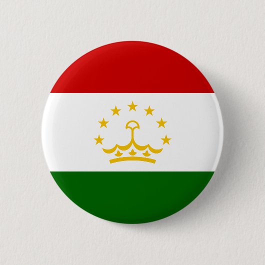 Flagge Tadschikistans Button (Vorderseite)