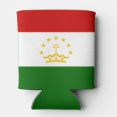 Flagge Tadschikistans Dosenkühler (Rückseite)