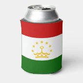 Flagge Tadschikistans Dosenkühler (Kanne Rückseite)