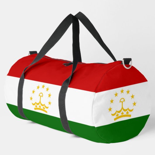 Flagge Tadschikistans Duffle Bag (Linke Ecke)