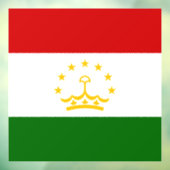 Flagge Tadschikistans Fensteraufkleber (Blatt 3)