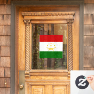 Flagge Tadschikistans Fensteraufkleber