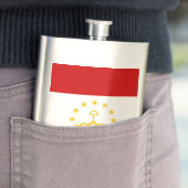 Flagge Tadschikistans Flachmann (Beispiel)