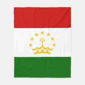 Flagge Tadschikistans Fleecedecke (Vorderseite)