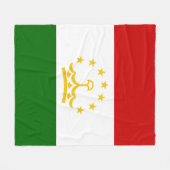 Flagge Tadschikistans Fleecedecke (Vorderseite (Horizontal))