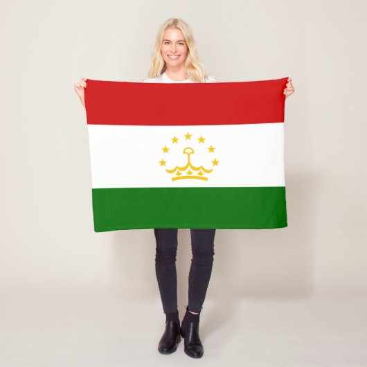 Flagge Tadschikistans Fleecedecke (Beispiel)