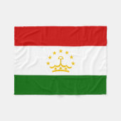 Flagge Tadschikistans Fleecedecke (Vorderseite (Horizontal))