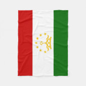 Flagge Tadschikistans Fleecedecke (Vorderseite)