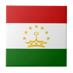 Flagge Tadschikistans Fliese