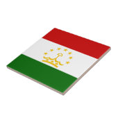 Flagge Tadschikistans Fliese (Seite)